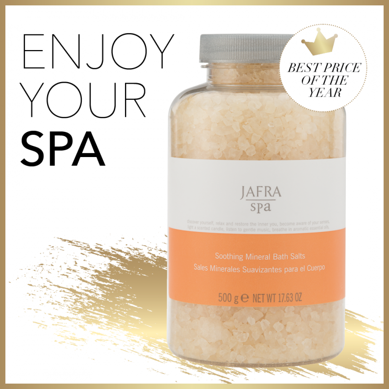 Spa soothing mineral bath salts